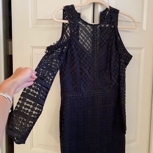 Adelyn Rae XS black and navy lace dress